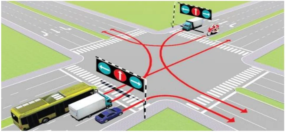 Câu 17 — Thi thử sát hạch hạng D1E - Đề 01