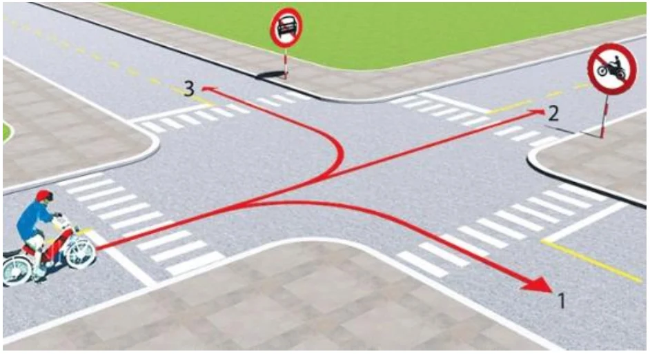 Câu 16 — Thi thử sát hạch hạng DE - Đề 01
