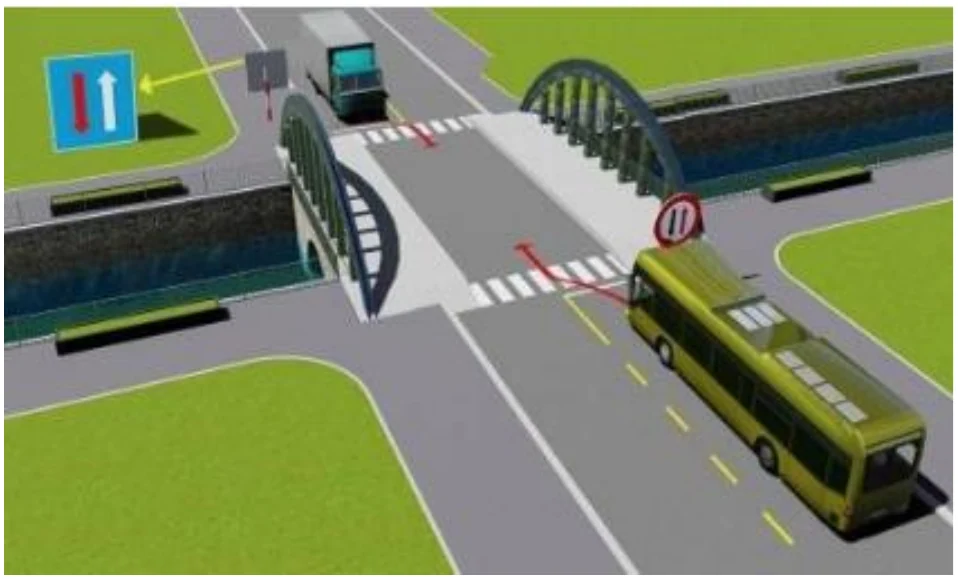 Câu 6 — Thi thử sát hạch hạng D2E - Đề 01