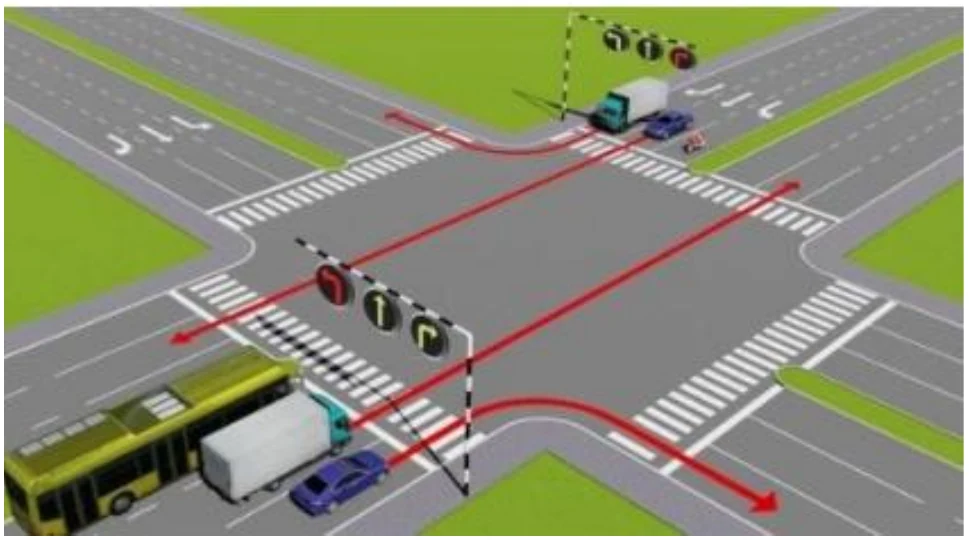 Câu 21 — Thi thử sát hạch hạng DE - Đề 04