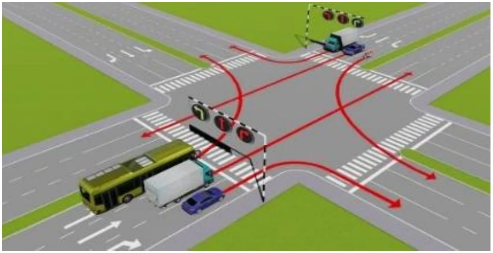 Câu 10 — Thi thử sát hạch hạng D1E - Đề 01